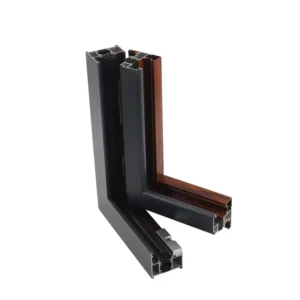 High Security Aluminum Profiles Windows and Doors Weather Proof Powder Coated Aluminum Outdoor Window Frames