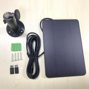 Home Use 4W 5V Portable Flexible Solar Panel for Outdoor Security Camera Wall Mounted Wireless Webcam Power Supply Accessories