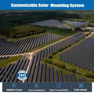 Hot Dip Galvanized Steel Solar Ground Mount System Custom OEM Factory Factory Custom Solar Ground Mount System