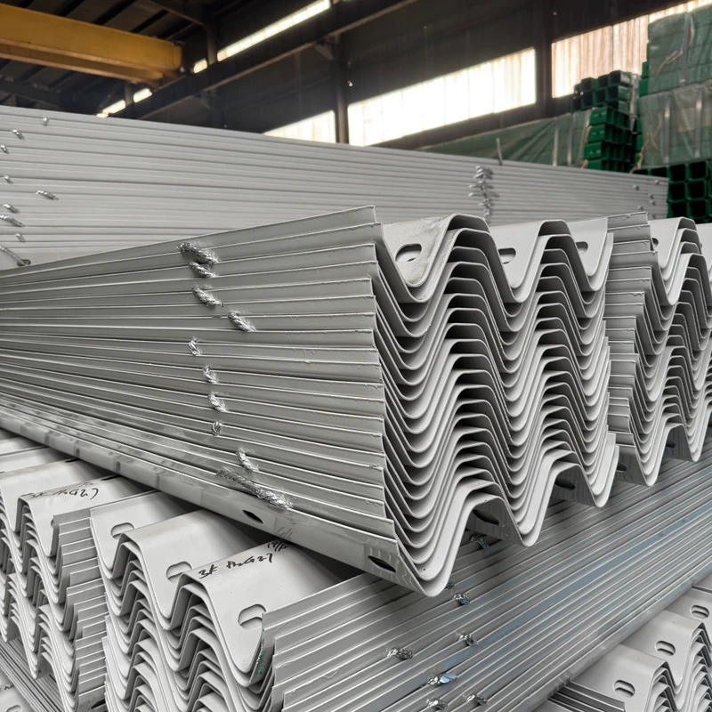 Hot-Dip Galvanized Highway Guardrails for Traffic Projects 1 Hot Dip Galvanized Traffic Safety Guardrail Anti Corrosion Durable Long Service Life Customizable Height and Length