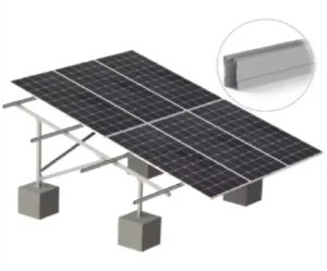 Hot Dipped Galvanized C Channel Steel Ground Solar Mounting System Adjustable PV Panel Bracket for Solar Power Station