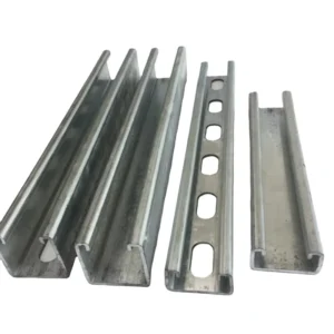 Hot Dipped Galvanized U Channel Steel Solar Panel Brackets Ground Mounted Solar Mounting Structure Stand Racking Frame System
