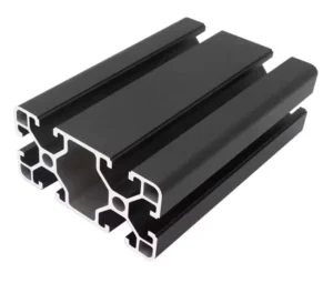 Hot Sell European Standard T Slot 4080 Industrial Black Aluminum Profile for Assembly Line Workbench Shelf