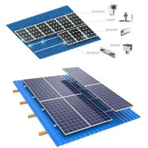 Hot dip Galvanized Rooftop Solar Panel Mounting System PV Rooftop Solar Mounting Brackets