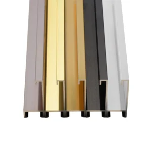 House Decor Metal Photo Frame Wall Mounted Hanging Aluminum Profiles Poster Picture Frame Moulding