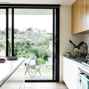 House Exterior Thermal Break Aluminium Profiles Glass Window and Door Heavy Duty Patio Sliding Doors