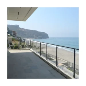 Household Individual Aluminum Glass Railing Price Aluminum Profiles Fence Balcony Glass Railing Aluminum