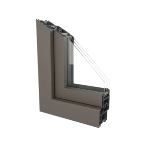 Huaming 6000 Series Aluminium Sliding Window with Wood Grain Transfer Custom Cutting Bending Welding Services