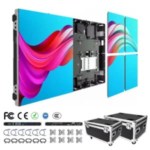 Indoor LED Display Commercial Advertising P1.86 P2.5 4K Full Color Wall Mount Fixed Install Front Access Video Panel Screen