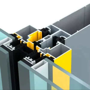 Industrial Aluminum Alloy Frames for Cladding Curtain Wall 6000 8000 Series Customized Size Profiles