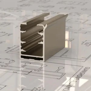Industrial Aluminum Extrusion Profiles for Windows and Doors OEM Customized Corrosion Resistant Ready for Assembly