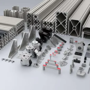 Industrial Aluminum Extrusions 4040 4080 Series T Slot Profiles for Machine Building Factory Automation Custom Cutting