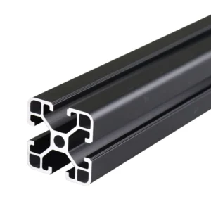 Industrial Aluminum Profiles 4040 4080 Black Anodized Aluminum for Automotive Electronic Industries CNC Machining Service