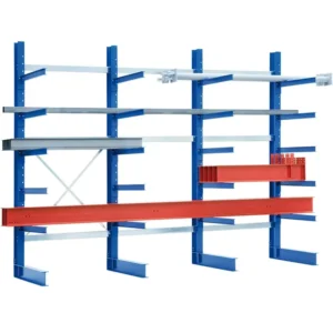 Industrial Pipe Storage Rack Heavy Duty Cantilever System for Steel Tubes Rebar and Metal Rods Storage