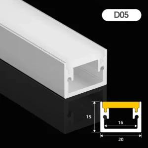Inground LED Aluminum Profile Channel IP67 Waterproof Recessed Floor Linear Lighting Housing