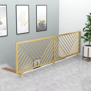 Iron Aluminum Alloy Adjustable Railing Stair Handrail Modern Design for Loft Corridor Balcony Indoor Custom Color
