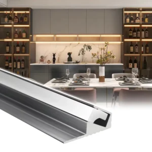 KC Welding Free Recessed Under Cabinet Lights Customized Length LED Shelf Linear Light Strip