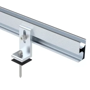 L Foot Solar Mounting Accessories Solar PV Panel Mounting System Aluminum Railing for Metal Roof
