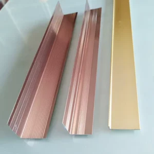 L Shaped Corner Aluminum Profiles With Edge Banding From Suppliers With Large Quantities and Competitive Prices
