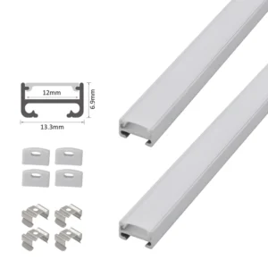 LED Aluminum Alloy T Profile OEM 13*7mm Goods Shelf Custom Aluminum Profile Silver Black