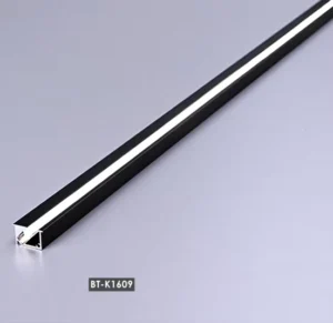 LED Channel Aluminum Profile Extrusion 6000 Series Square angle Design for Closet Cabinet Shelf Lighting