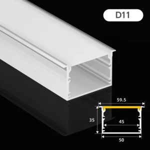 LED Inground Light Aluminum Profile Waterproof Recessed Floor Linear Lighting Channel for Outdoor