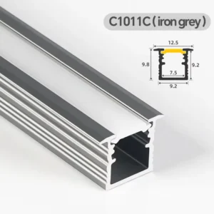 LED Profile Light Aluminum 40mm LED Channel for Shelf and Display Case Lighting