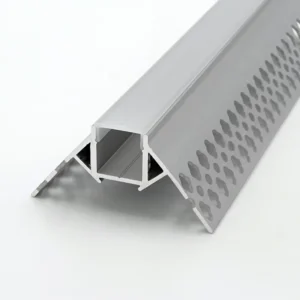 LED Strip Casing Recessed Channels System Aluminum Tape Light Mounting Groove Diffuser Strips Profile Hidden Track Housing