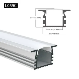 LED Wall Mounted Light Cinema LED Aluminum Extrusion Profile For Strip Lights Custom Aluminum Profiles
