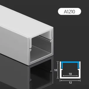 阳极氧化挤压LED灯槽U型1m 2m 3m定制铝型材带扩散板，LED铝型材用于LED灯条