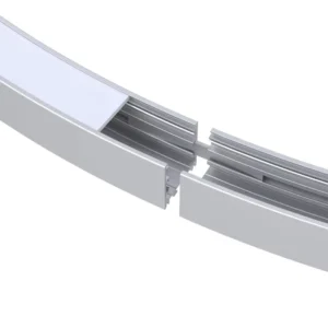Large Pendant Extrusion Anodized Profile Aluminum Strip Light Flexible Silicon LED Channel