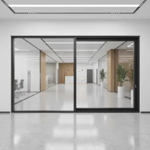 Large Size Electric Sliding Door for Exhibition Hall Art Gallery Hospital Supermarket Soundproof Thermal Insulation Double