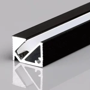 Led Aluminum Channel and Diffuser for Stair Handrail Lighting Linear Light Profile with Silicone Strip Safety Office Stairs