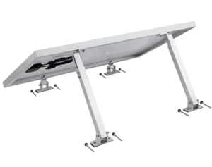 Lightweight Solar PV Support Aluminum Solar Panel Bracket With Adjustable Angle for Home Use