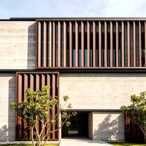 Louver Adjustable Vertical Exterior Aluminum Alloy Shutters Sunshade Heatproof Durable Lightweight Ventilation Eco Friendly