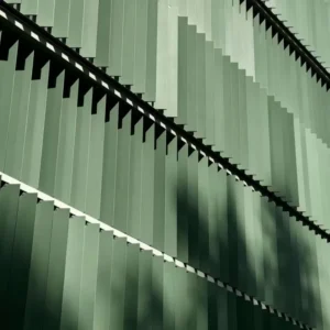 Louver Long Span Industrial Ventilation Aluminum Panel Waterproof Lightweight Durable Energy Saving Weather Resistant