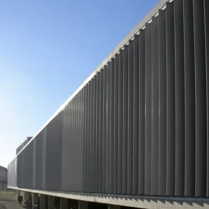 Louver Vertical Modern Industrial Plant Facade Aluminum Alloy Panel Eco Friendly Decorative Lightweight Durable Ventilation