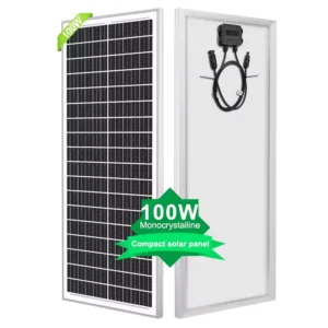 Low Maintenance 12V 18V Solar PV Module 100W 120W 150W 200W 300W Monocrystalline Solar Panels for Traffic Safety Supplier