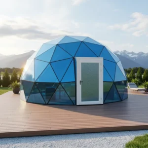 Luxury Modern Outdoor Igloo PVC Bubble House Camping Glazed Spherical Dome Tents with Bathroom