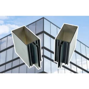 Manufacturer Profile Aluminum Extrusion Profiles for Window Construction Perfiles De Aluminio Anodized Aluminum Curtain Wall