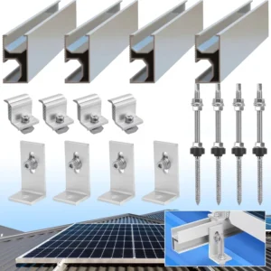 Manufacturer Solar Accessories Solar Mounting System Metal Roof L Feet Solar L Foot Kit Roof Structure for Solar Mounting System