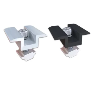 Manufacturer Supply Aluminium Mid Clamp Fixing Brackets Solar Panel Mounting Bracket OEM Support