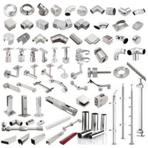 Manufacturers Sell High Quality In Bulk 304 316 Stainless Steel Glass Railing Balustrade Handrail Tube Accessories