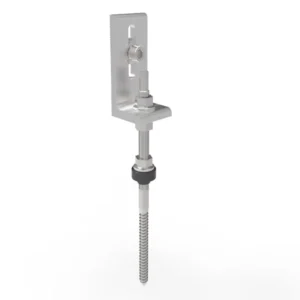 Metal Roof Solar Mounting System with L Foot Bracket Aluminum and Steel Stainless Steel Solar Bracket System