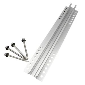 Mini Rail OEM Solar Rooftop Brackets Anodized Aluminum Photovoltaic Panel Support Structures Solar Mounting System Art Sign