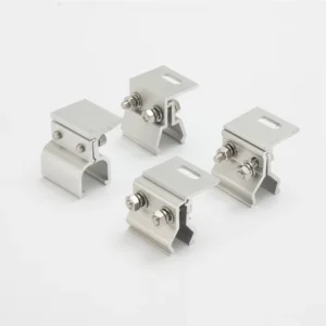 Mini Solar Panel Photovoltaic Mounting Bracket Aluminum Alloy Photovoltaic Solar Mounting System for Color Steel Roof