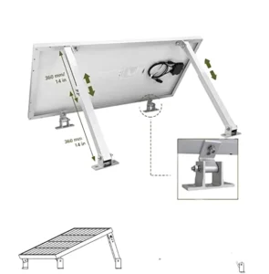 Mini Solar Panel Support Adjustable Angle Solar Panel Bracket