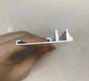 Minimalist Wall Mounted Glass Shelf with LED Light L Shape Aluminum Shelf Display Shelf