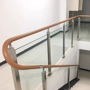 Modern Aluminium U Channel Profile Glass Railing Systems for Villa Balcony Staircase Rust Resistant Handrail