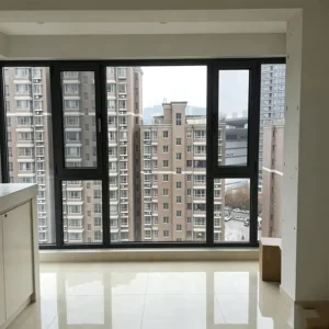 Modern Aluminum Alloy Casement Window with Tempered Glass Stainless Steel Screen Swing Open Style Soundproof Design for Home Use